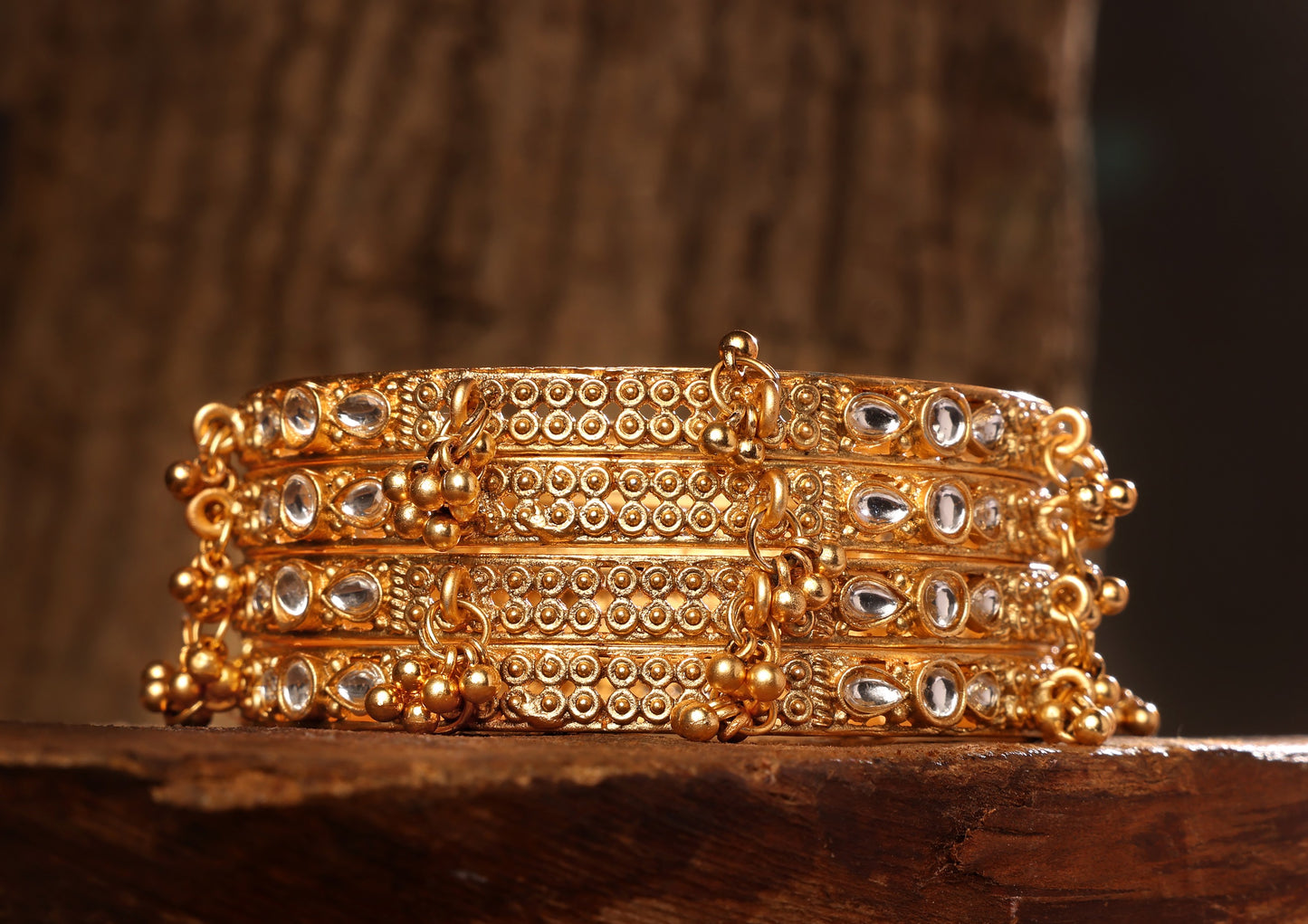 Kashmiri Gold Plated Bangles