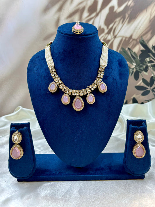 Traditional Indian Kundan Wedding Necklace