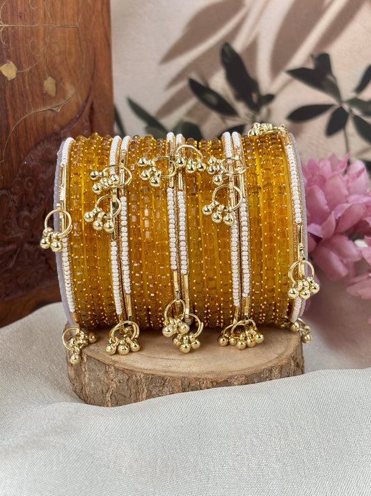 Kashmiri Ghunghroo Bangle Set - HALDI