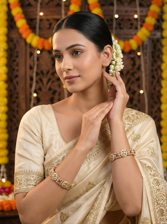 Premium Traditional Openable Kada – Wedding & Festive Collection