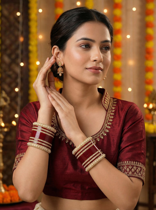 Ivory Pearl Punjabi Bridal Chura