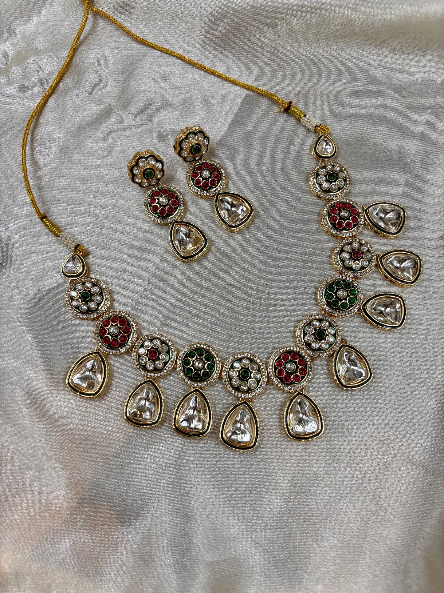 Royal Polki Kundan Bridal Necklace Set