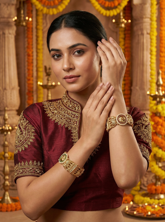 Majestic Elephant Openable Kada