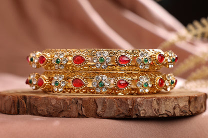 Polki Diamond Kada for Women