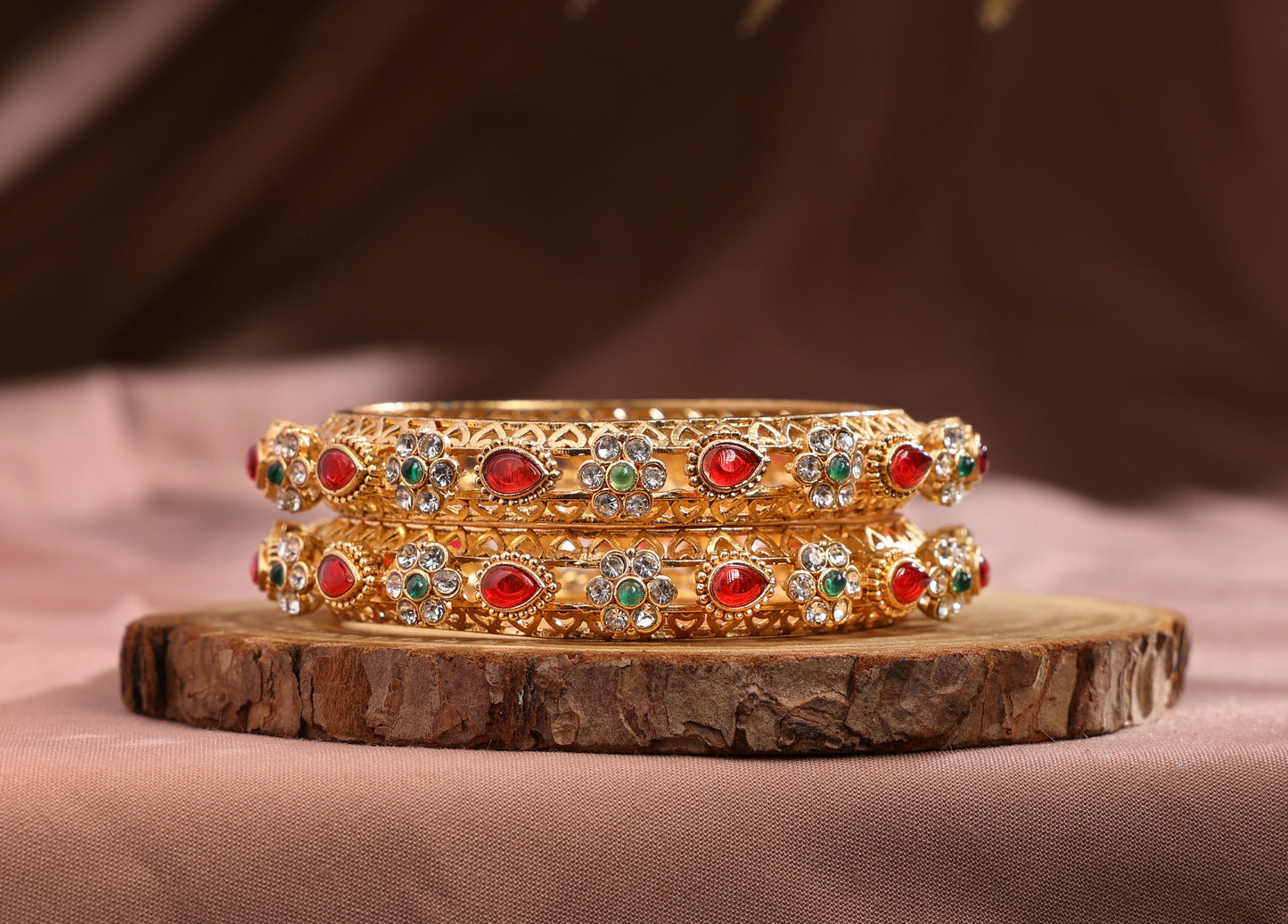 Polki Diamond Kada for Women