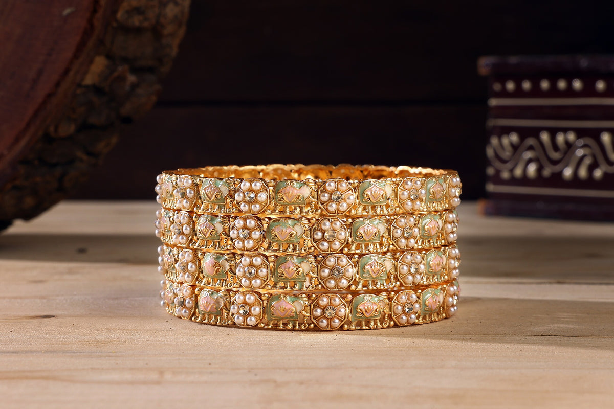 Elephant Designer Bangles for Women