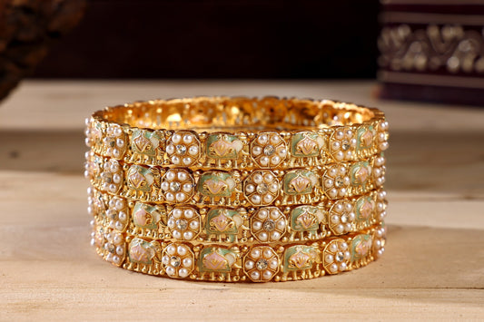 Elephant Designer Bangles for Women