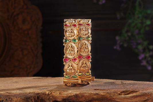 Antique Openable Temple Jewellery Kada