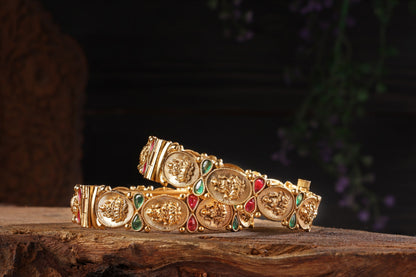 Antique Openable Temple Jewellery Kada