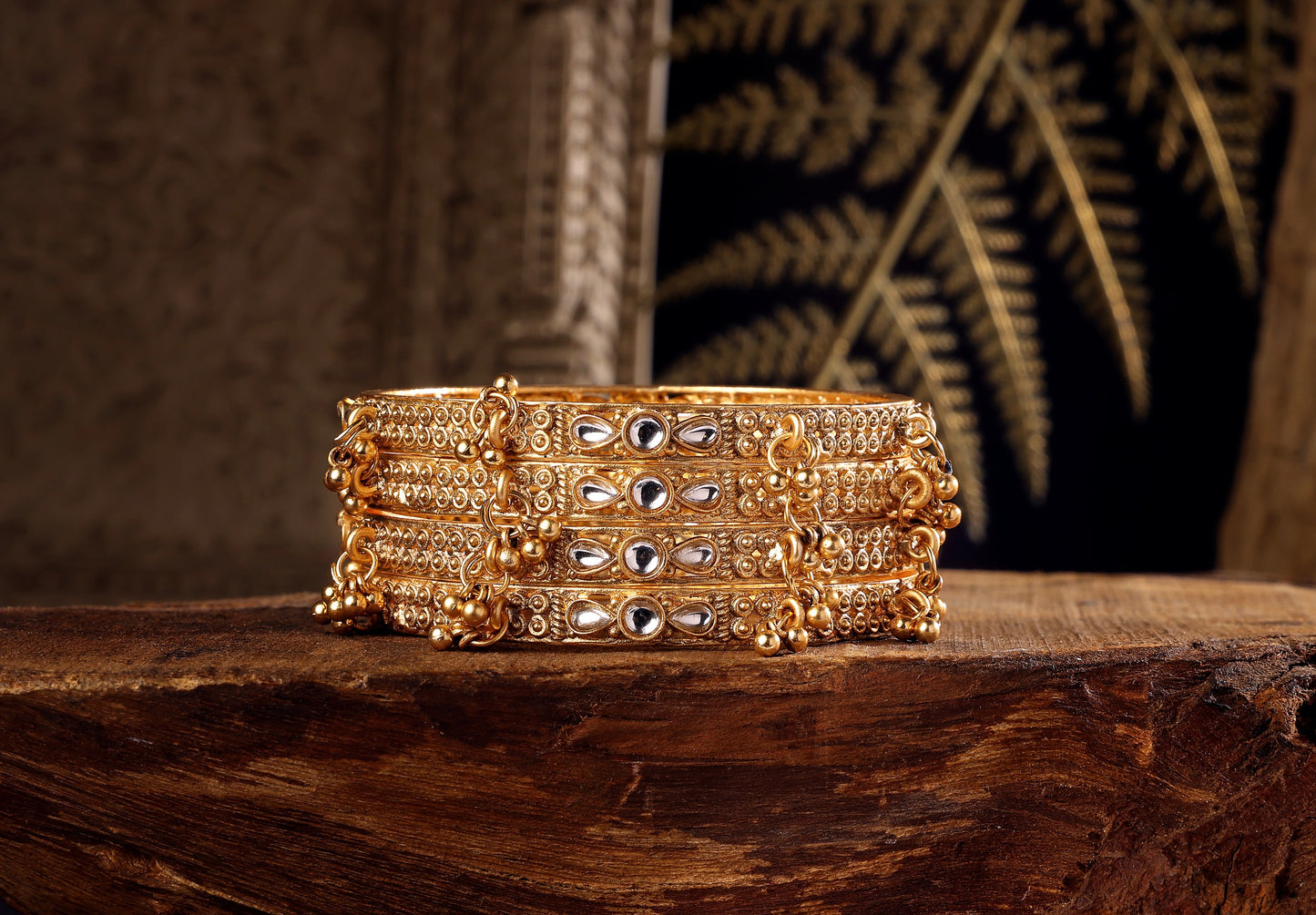 Kashmiri Gold Plated Bangles