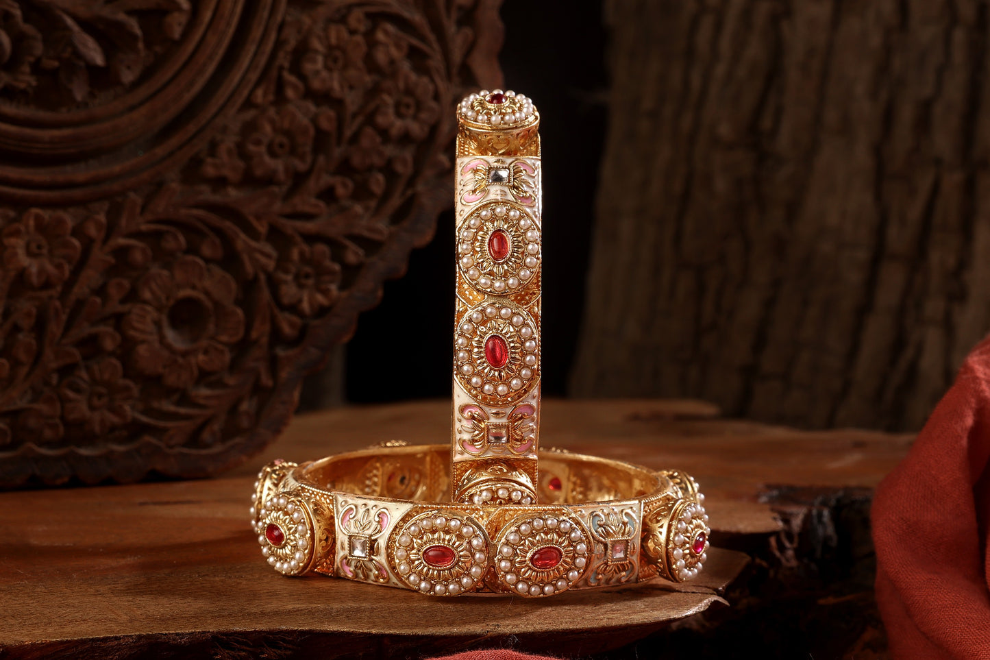 Gold Plated Pastel Kada