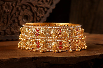 Traditional Kashmiri Gold Plated Kada