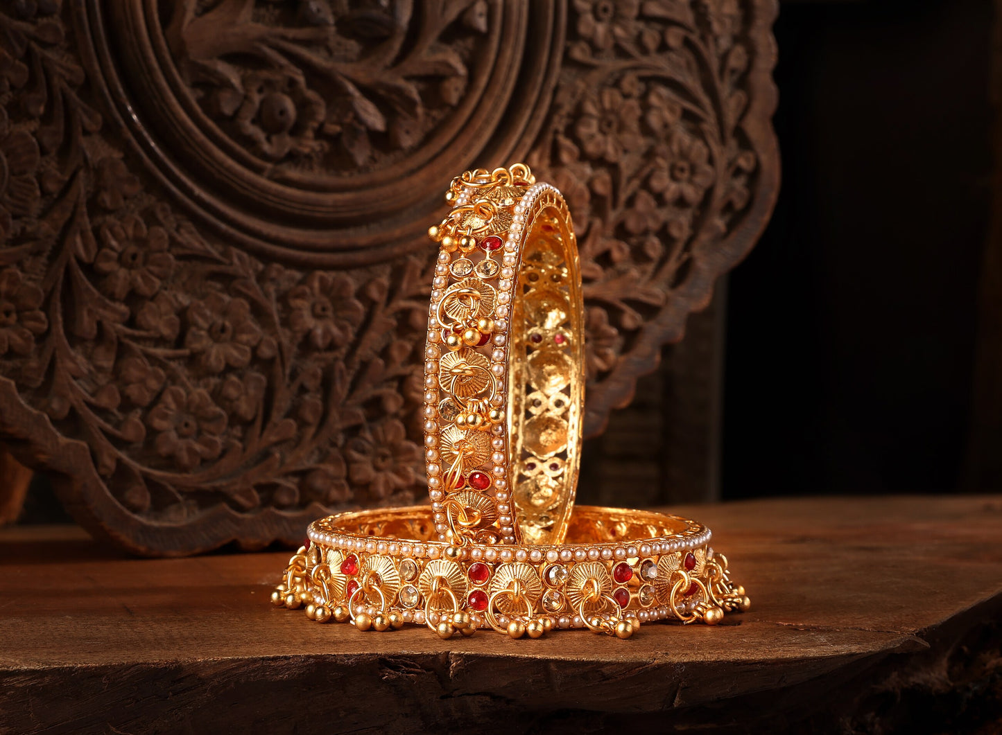 Traditional Kashmiri Gold Plated Kada
