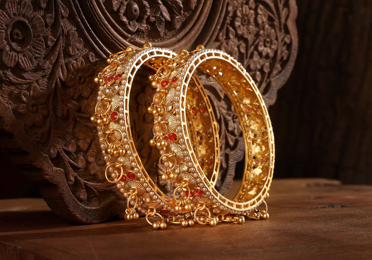 Traditional Kashmiri Gold Plated Kada