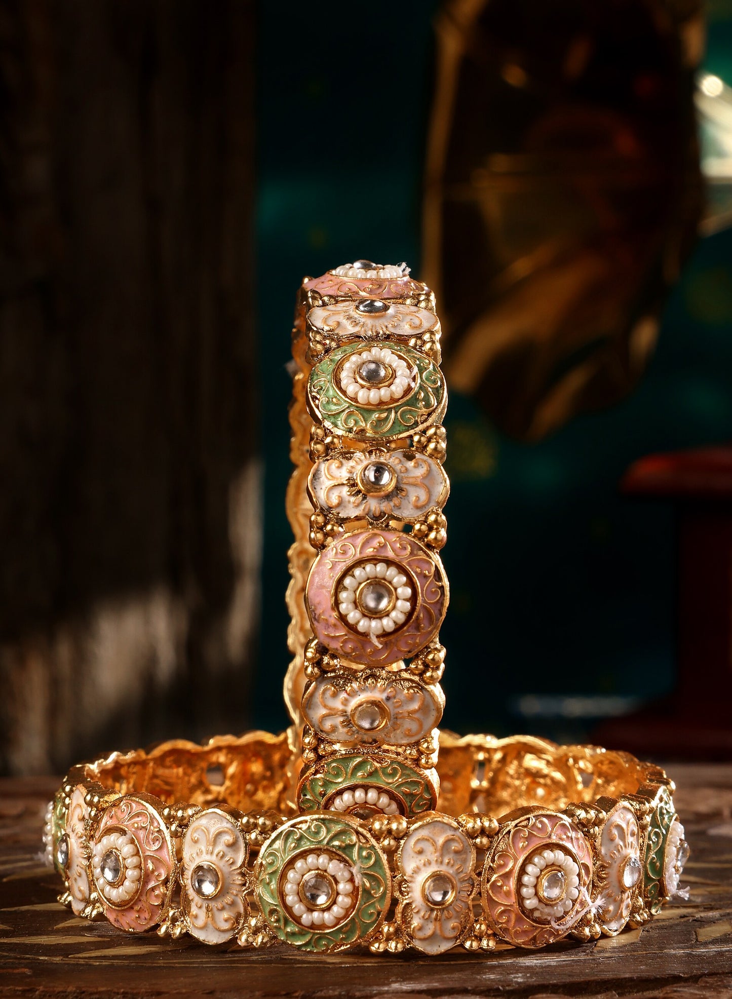 Pastel Pearl Kada for Women