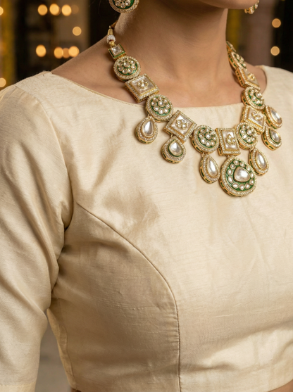 Polki Kundan Bridal Jewelry Set