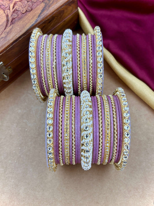 Ethnic Onion Pearl Kundan Set