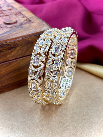 Gold AD Designer Bangles