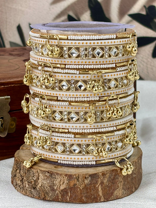 Kundan Kashmiri Ghungroo Bangles