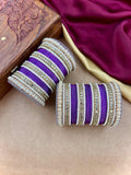 Traditional Jamli Kundan Bangles