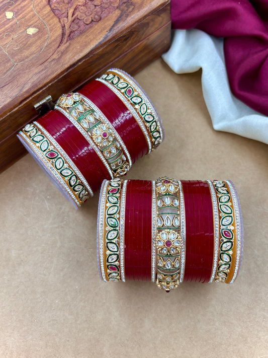 Polki Kundan Punjabi Bridal Chuda