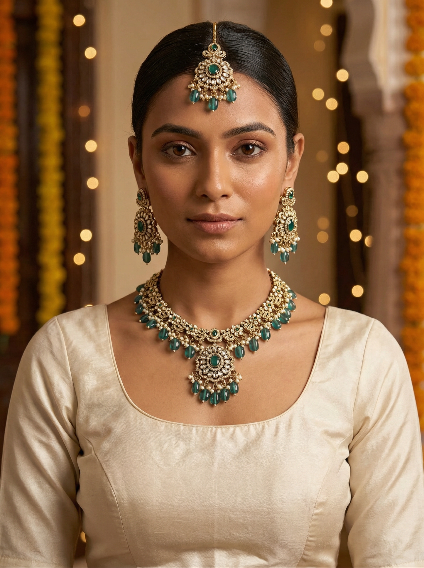 Royal Rama Victorian Bridal Necklace