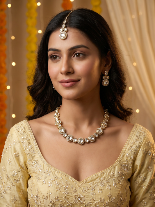 Kundan Jewellery Set