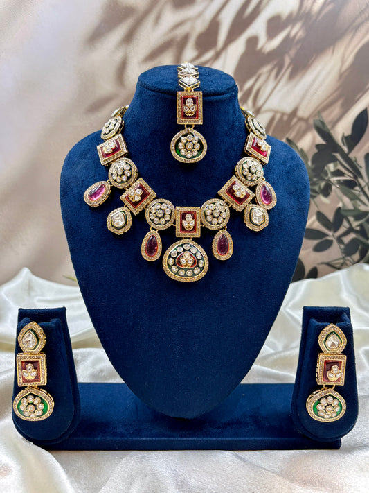 Polki Kundan Rani Bridal Jewelry Set