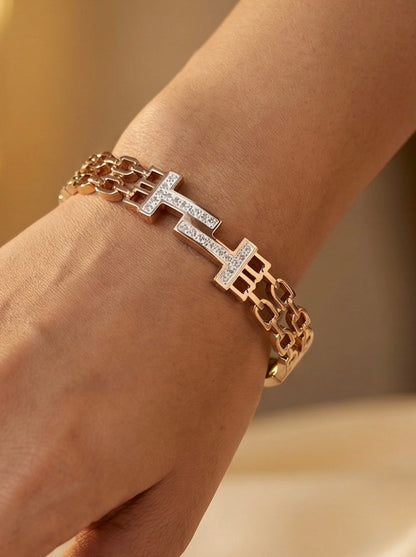 Anti-Tarnish Rose Gold Bracelet – Long-Lasting, Non-Fading Jewelry