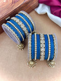 Ethnic Peacock Antique Finish Bangles Set