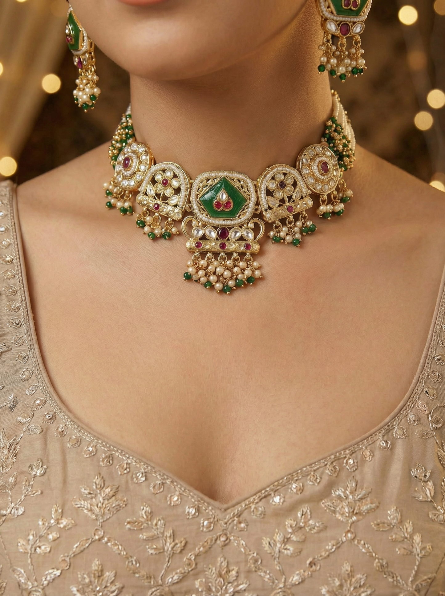 Heritage Bridal Choker Necklace