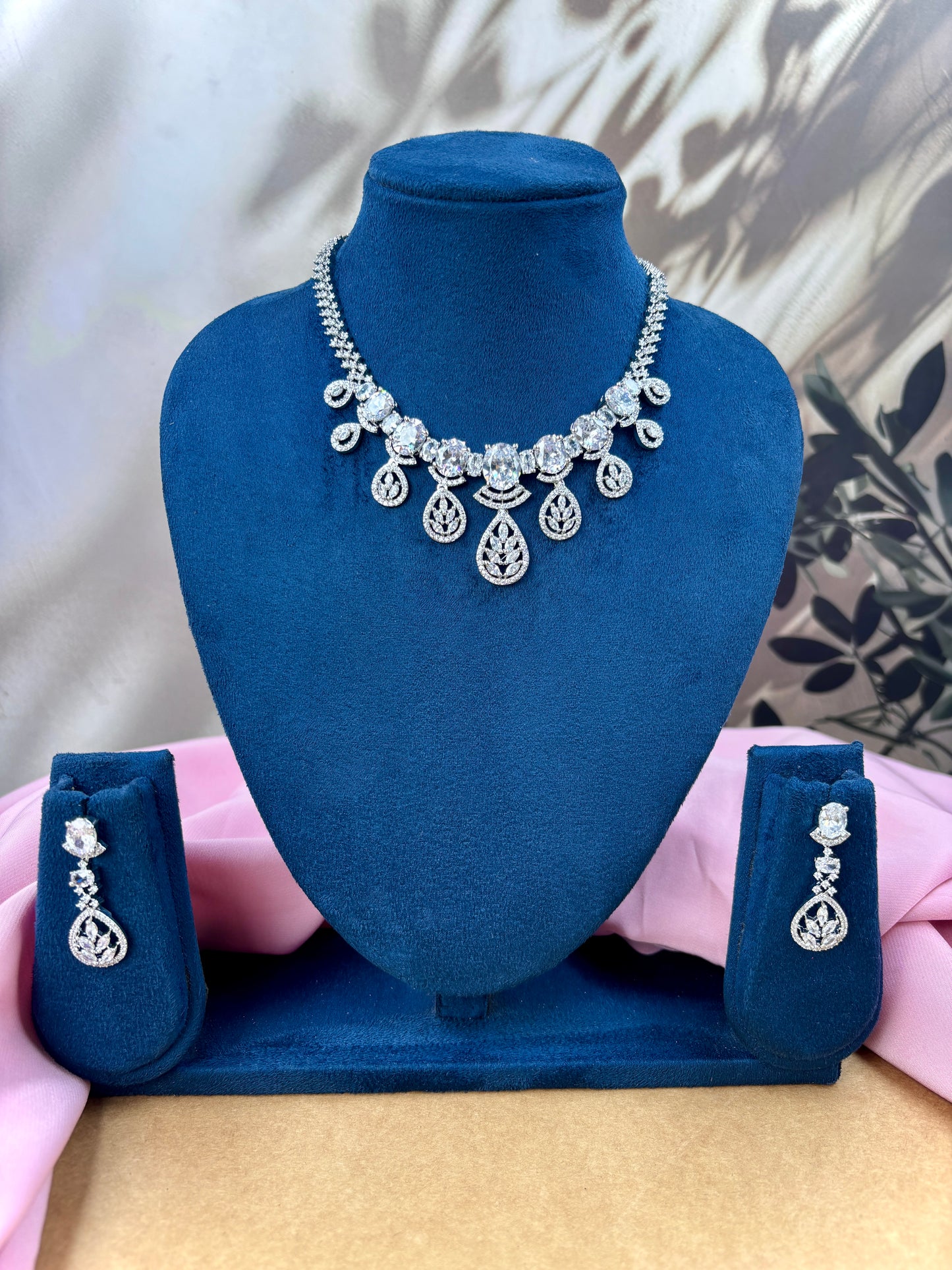 AD Stone Necklace Set