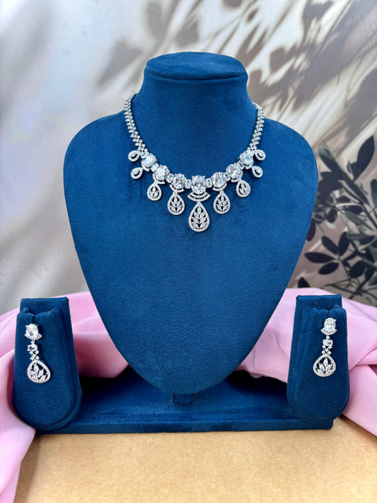 AD Stone Necklace Set