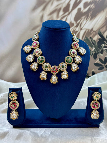 Royal Polki Kundan Bridal Necklace Set