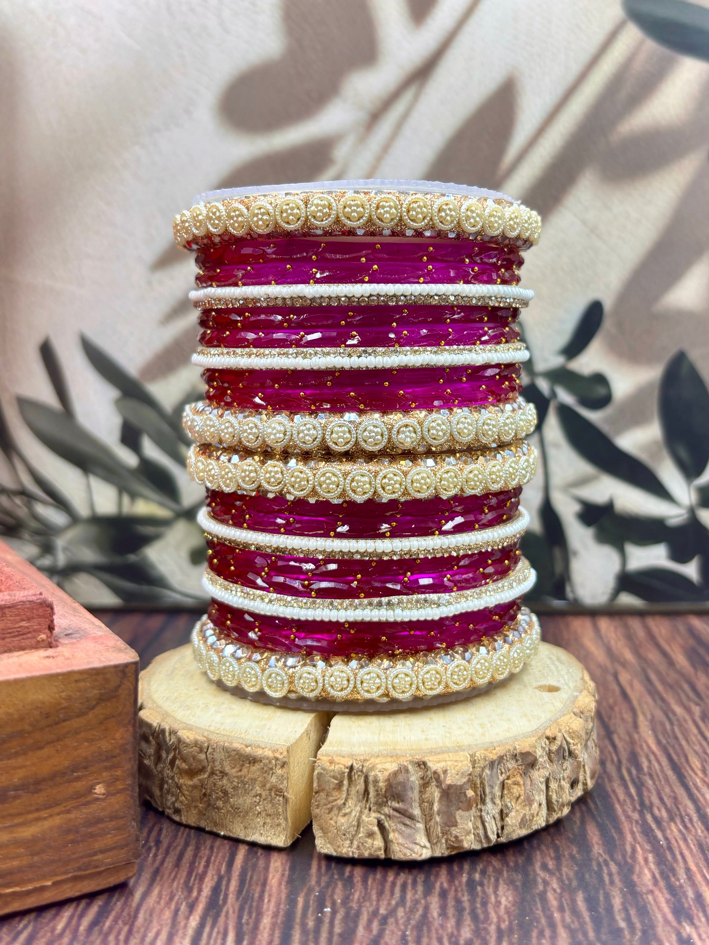 Trending Designer Glass Bangles Set for Women