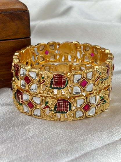 Kundan Hathi Kada for Brides