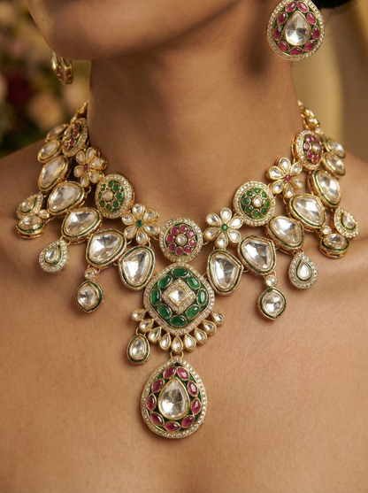 Ethnic Polki Kundan Choker Necklace – Wedding Collection