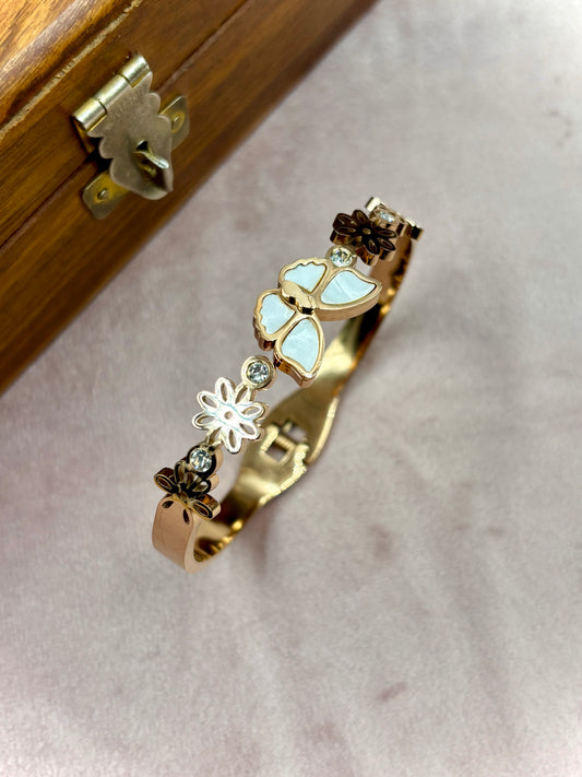 Elegant Rose Gold Chain Bracelet – Anti-Tarnish Finish