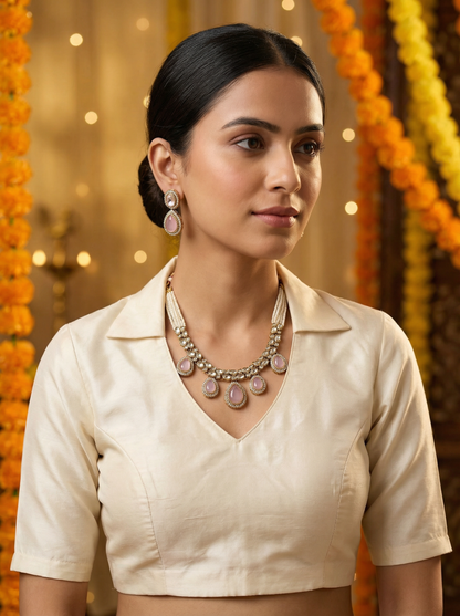 Traditional Indian Kundan Wedding Necklace