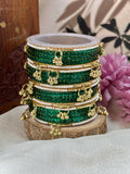 Kashmiri Ghunghroo Bangle Set - RAMA