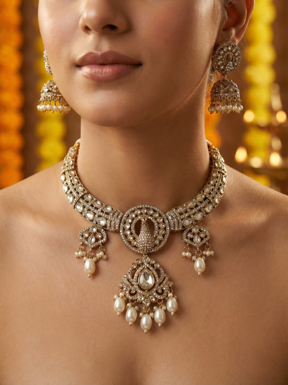 Peacock Design Necklace for Women