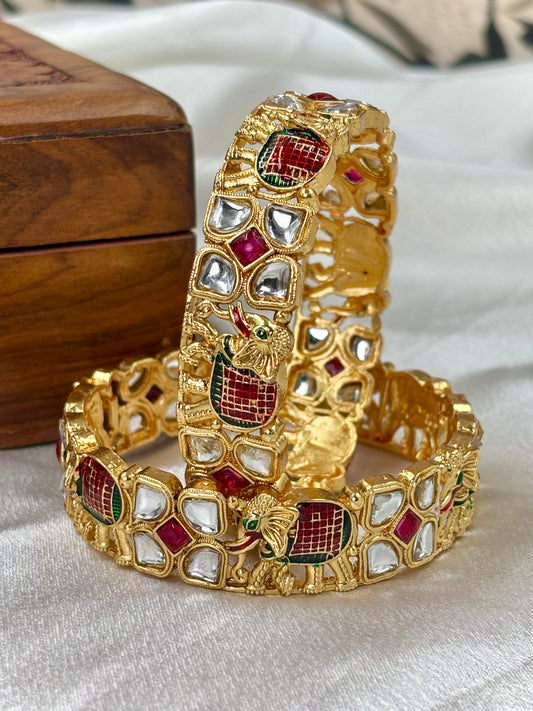 Kundan Hathi Kada for Brides