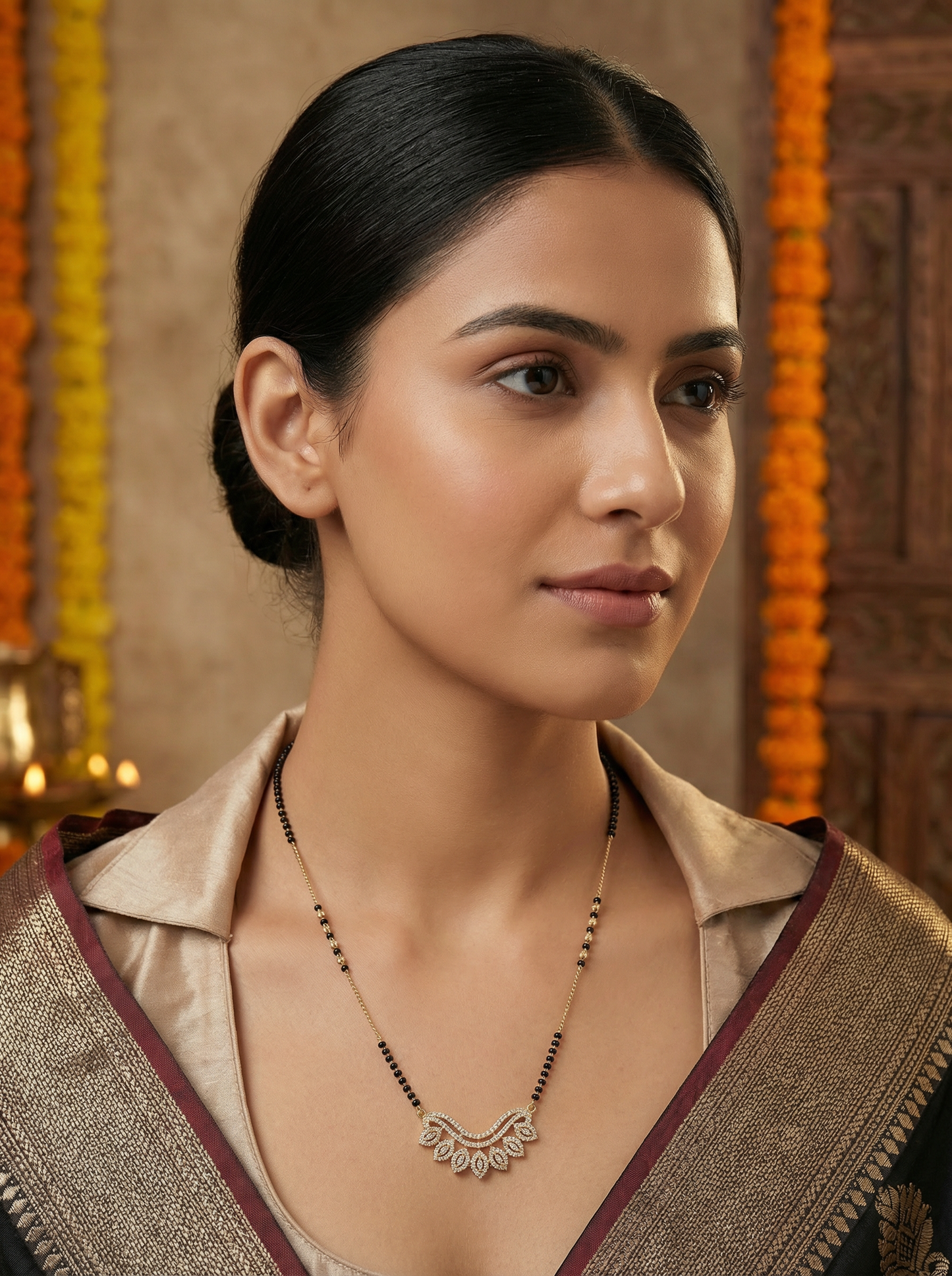 Rose Gold Mangalsutra for Women