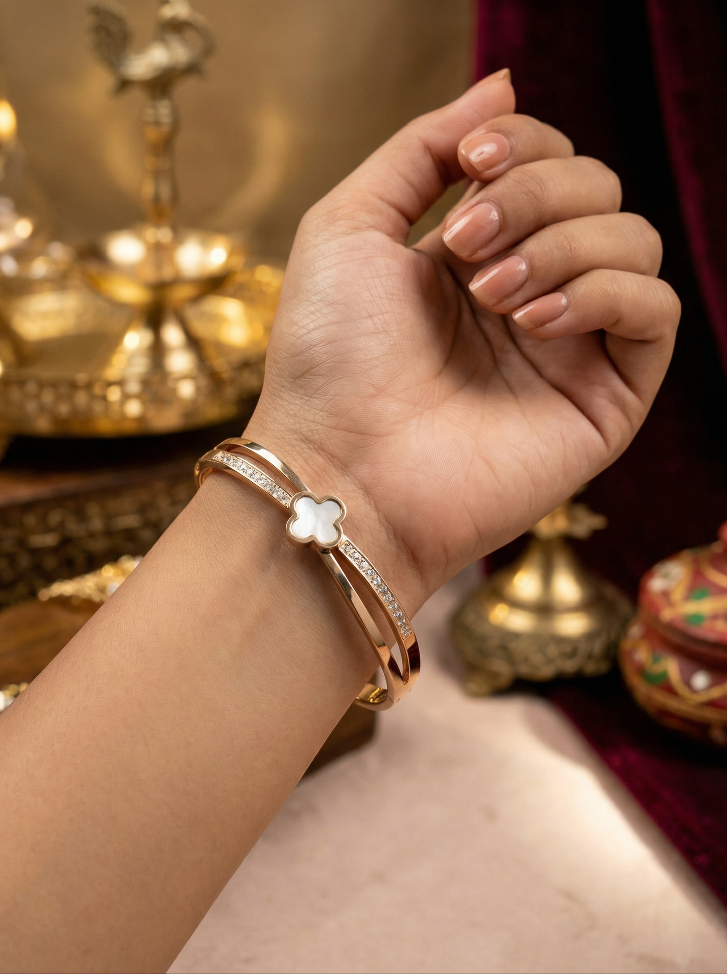 Luxury Rose Gold Bracelet for Women – Hypoallergenic Jewelry