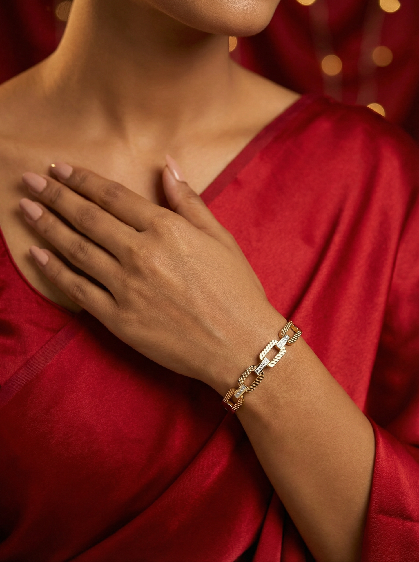 Waterproof Rose Gold Anti-Tarnish Bracelet – Perfect for Daily Wear