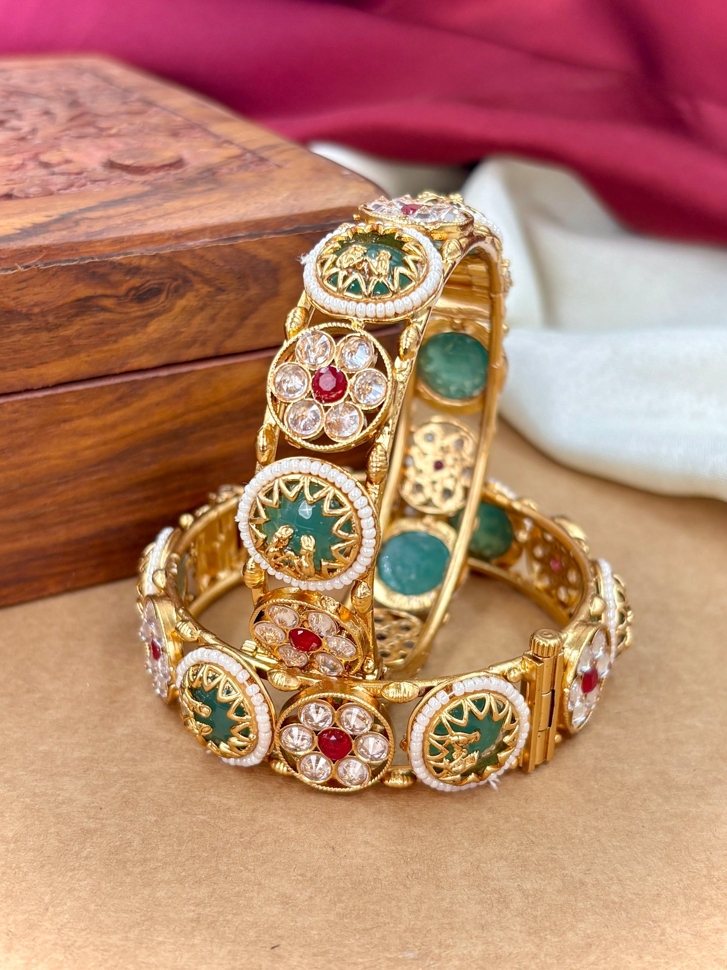Royal Heritage Kada – Antique Finish Ethnic Kada