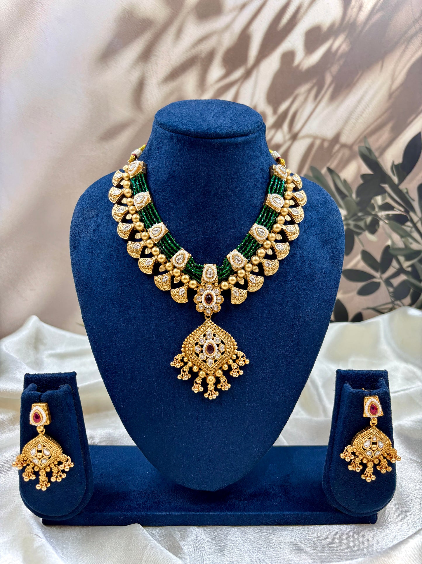 Green Pearl Heritage Necklace