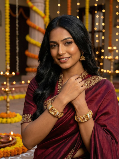 Bridal Doli Kada for Women | Traditional Indian Wedding Jewelry