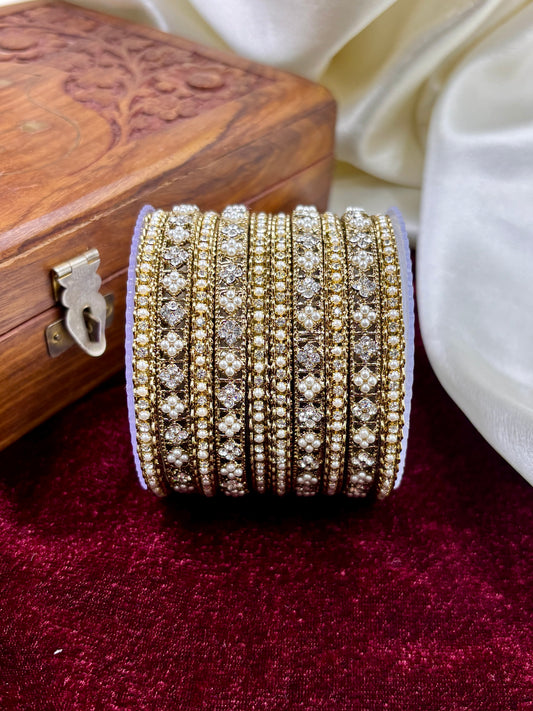 Antique Pearl Bangles Set