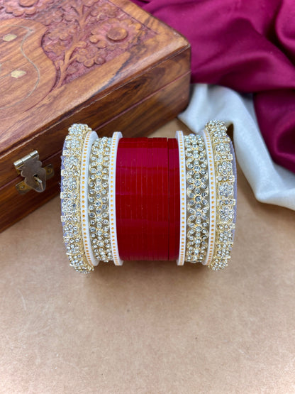 Premium Diamond Punjabi Bridal Chura